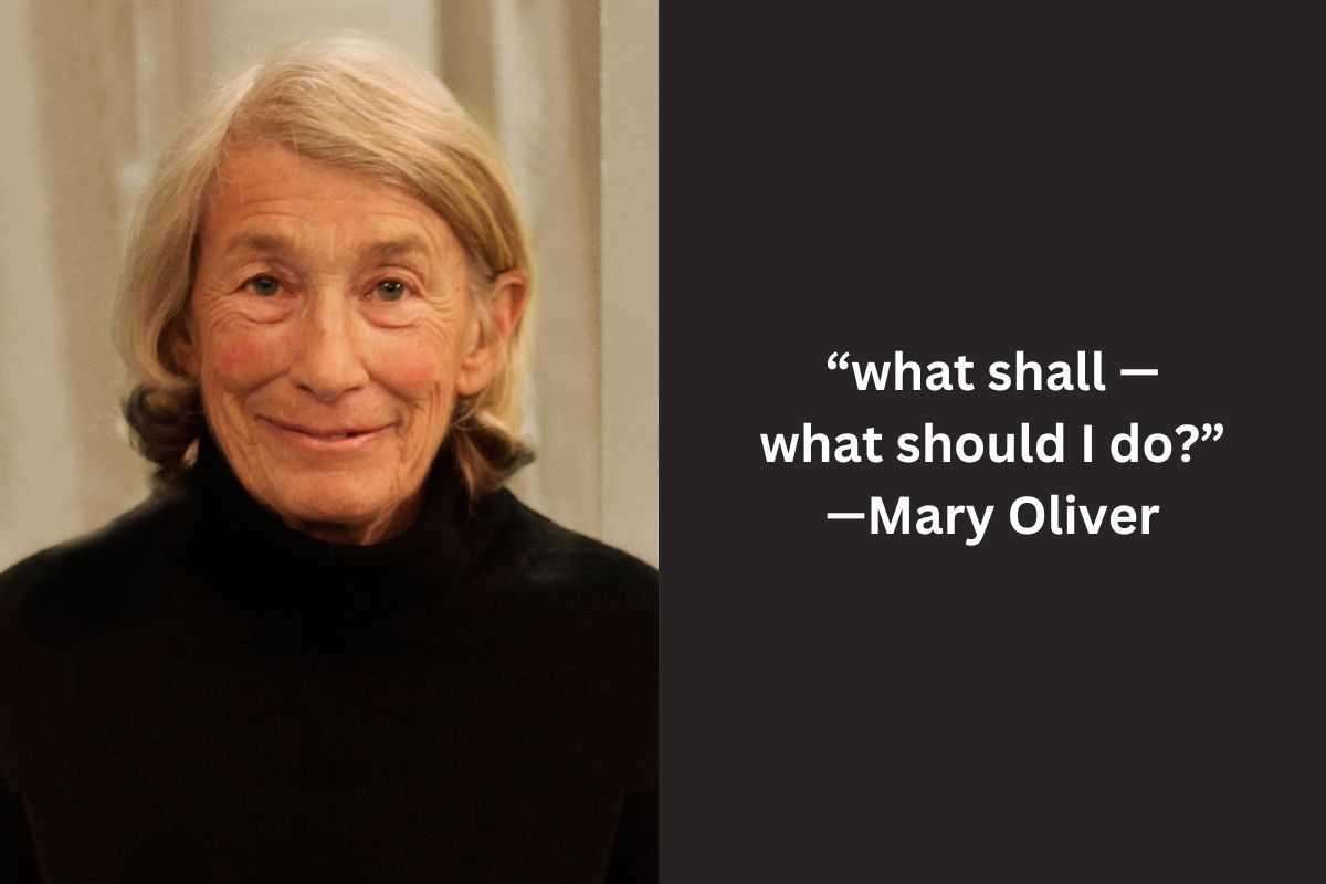 Excuse Me, I’ve Got Work to Do: Mary Oliver Reads Her Poem I Go Down to the Shore